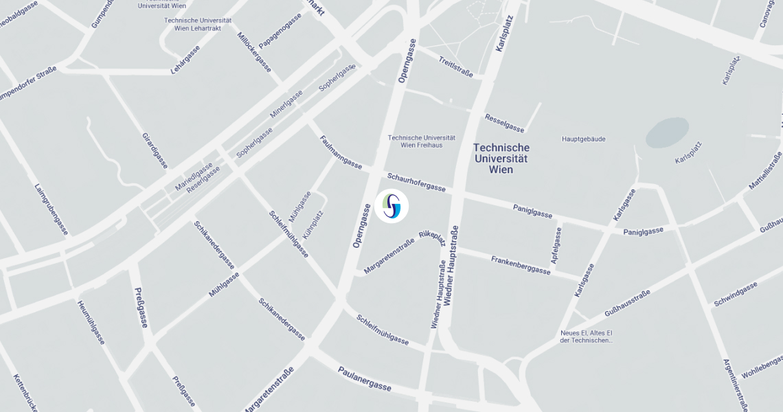 Lageplan der Kanzlei Wien, Operngasse 17-21